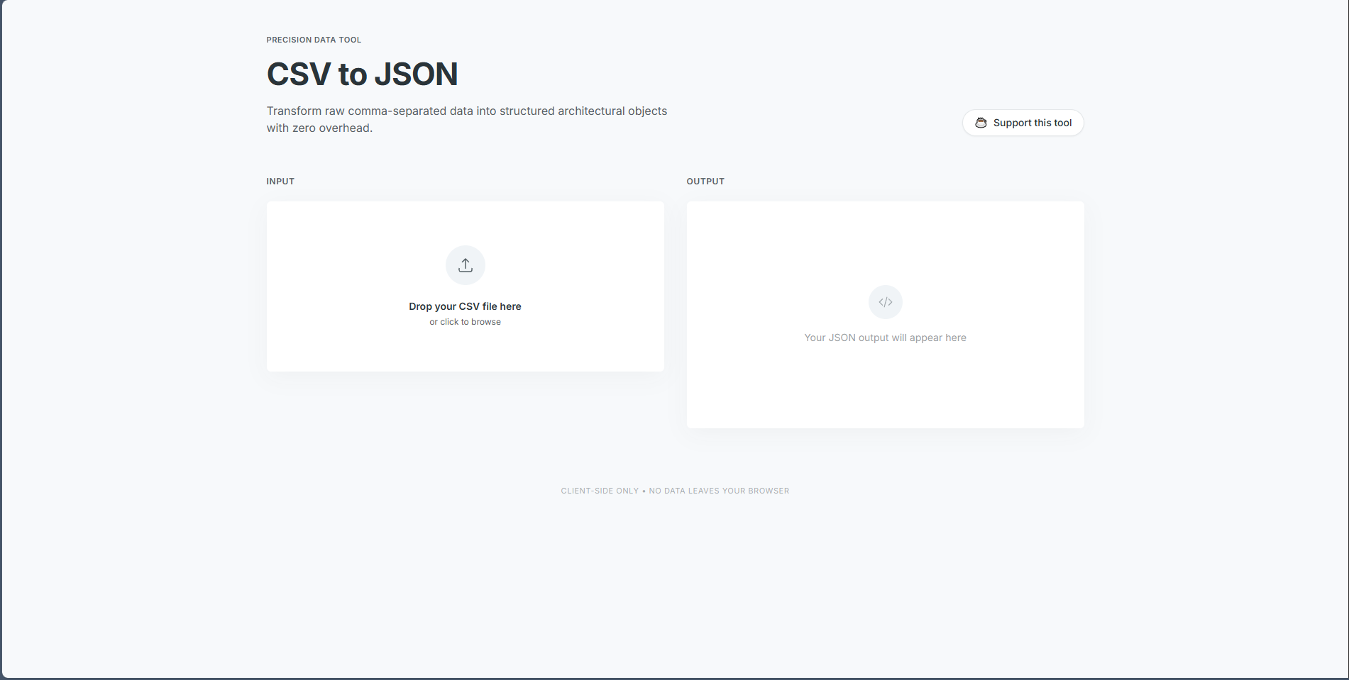 Editor JSON & Opsi Konfigurasi Ekspor